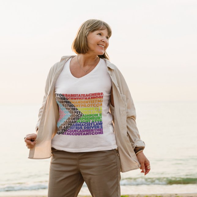 Progressive Rainbow Flag LGBT Gay Script T-Shirt (Von Creator hochgeladen)