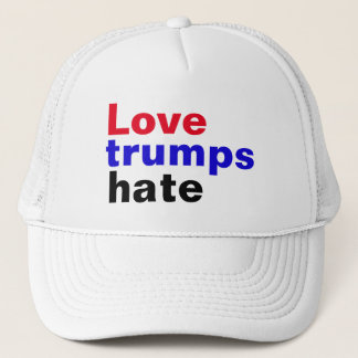 Prohillary-Liebe-Trumpf-Hass Truckerkappe