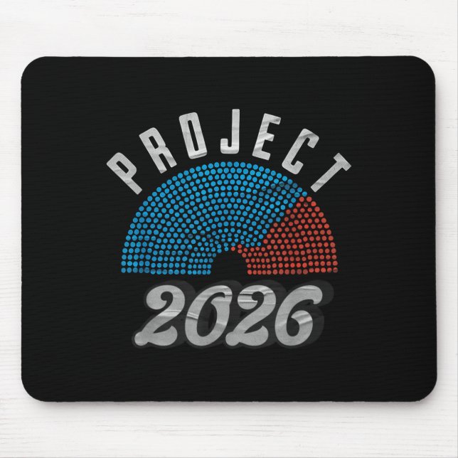 Project 2026 Tee Shirt  Mousepad (Vorne)