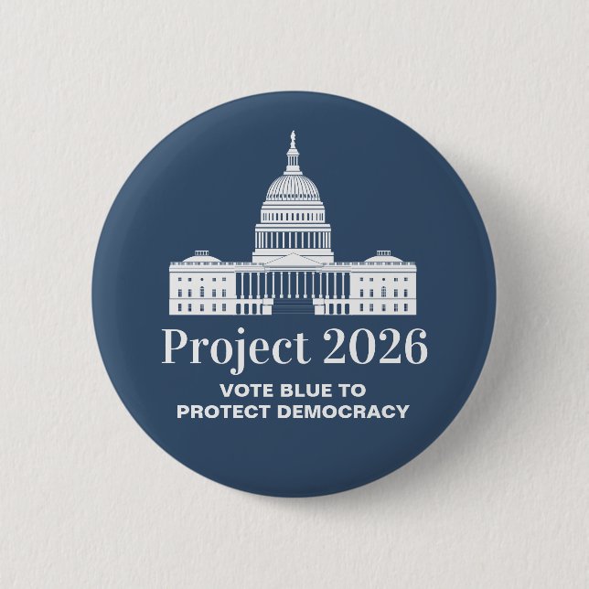 Project 2026 Vote for Democracy Button (Vorderseite)