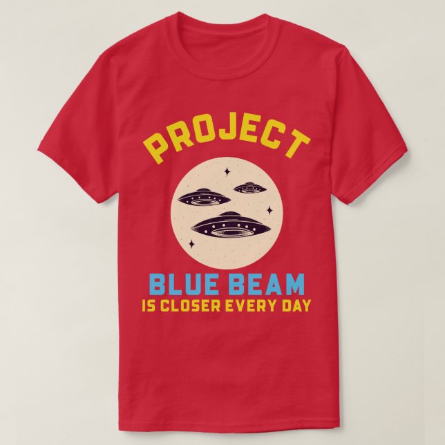 Project Blue Beam Conspiracy TShirt (Design vorne)