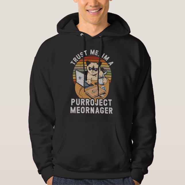 Project Management Job Occupation Project Manager  Hoodie (Vorderseite)