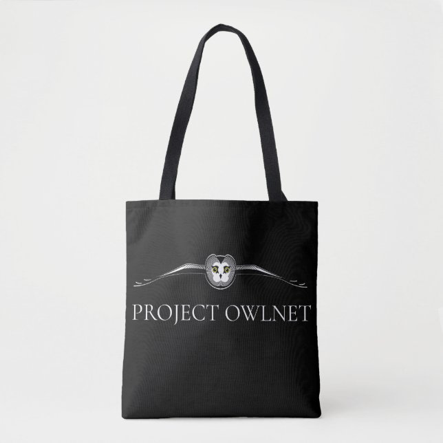 Project Owlnet Schwarze Tragetasche Tasche (Vorderseite)