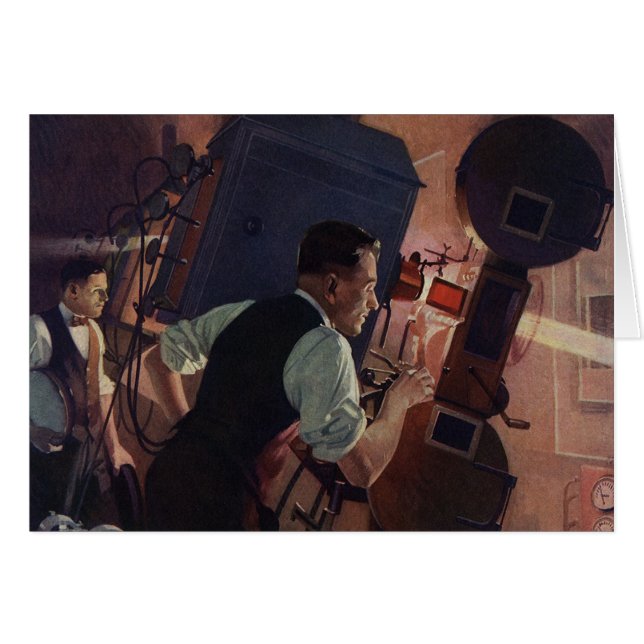 Projectioniste de cinéma, Vintage Business (Devant horizontal)