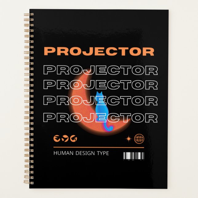 projector, human design type planer (Vorderseite)