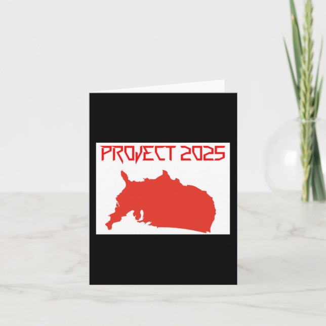 Projekt 2025 karte (Vorderseite)