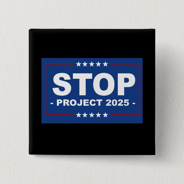 PROJEKT 2025 STOPPEN BUTTON (Vorderseite)
