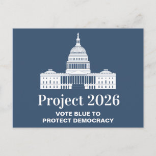 Projekt 2026 Stimme für Demokratie Postkarte