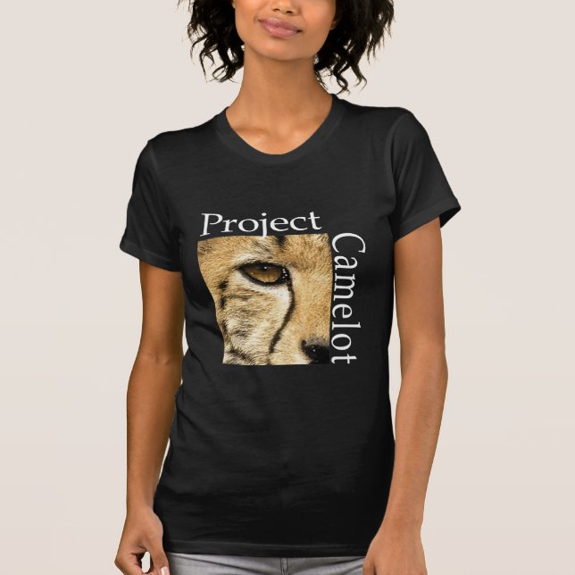 Projekt Camelot (Schwarzes) T-Shirt (Vorderseite)