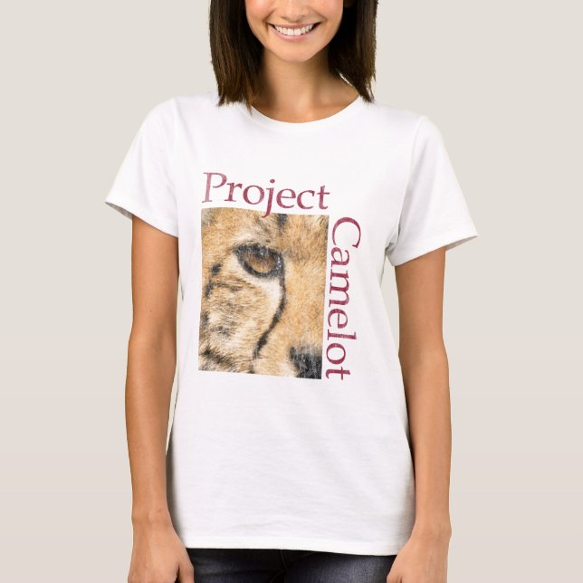 Projekt Camelot (verwitterter Blick) T-Shirt (Vorderseite)