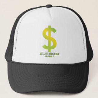 Projekt des Dollar-ReDe$ign Truckerkappe