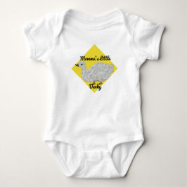 Projekt GEFÜTTERT Mommas Little Ducky Baby Bodysui Baby Strampler