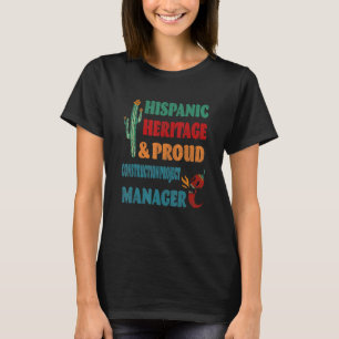 Projekt "Hispanic Heritage & Proud Construction" T-Shirt