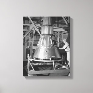 Projekt Mercury - Fotografie der Kapsel-#2 Leinwanddruck