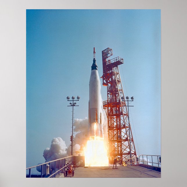 Projekt Mercury MA-9 Launch, Faith 7 Poster (Vorne)