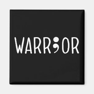 Projekt Semicolon Warrior Magnet