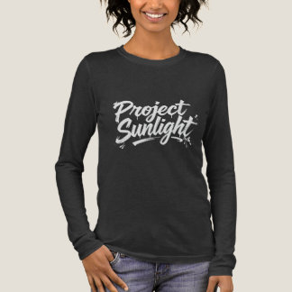 Projekt Sonnenlicht Motivations-Pinsel-Schrift Lan Tri-Blend Shirt