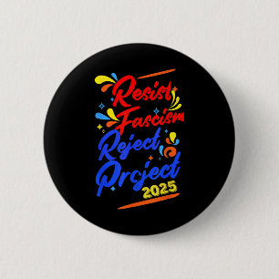 Projekt zum Widerstand gegen den Faschismus 2025 Button