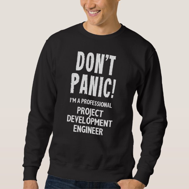 Projektentwicklungsingenieur Sweatshirt (Vorderseite)