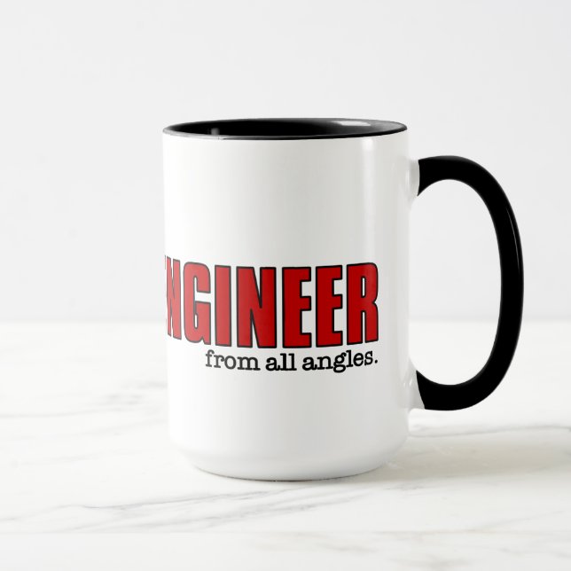 Projektmanagement-Ingenieur Funny Custom Tasse (Rechts)
