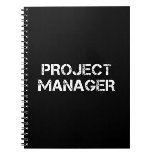 Projektmanager Geschenk für den industriellen Schr Notizblock