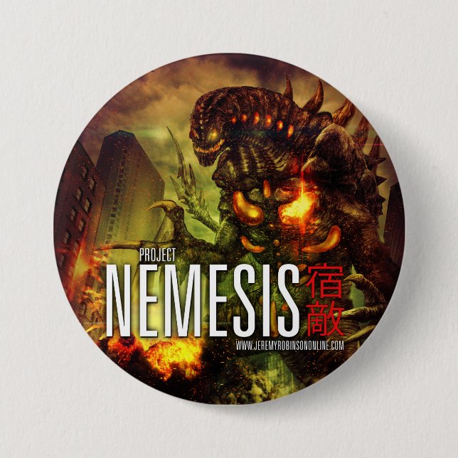 ProjektNemesis - der Knopf! Button (Vorderseite)