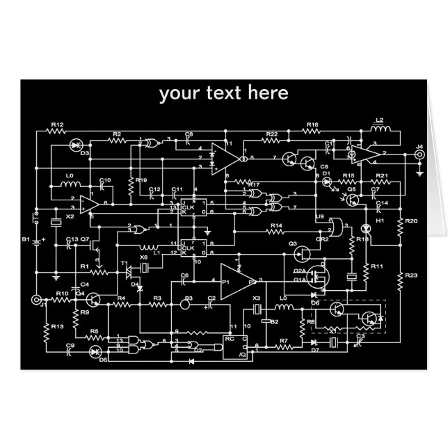 projet électronique (Devant horizontal)