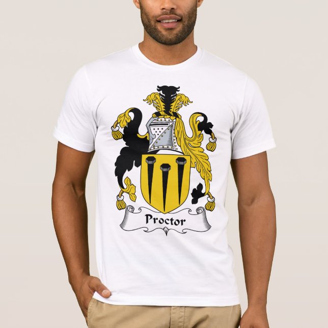 Proktor-Familienwappen T-Shirt (Vorderseite)