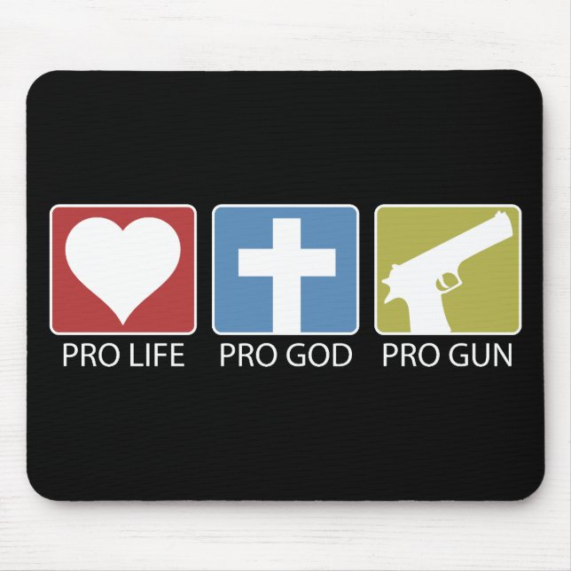 Proleben, Progott, Progewehr Mousepad (Vorne)