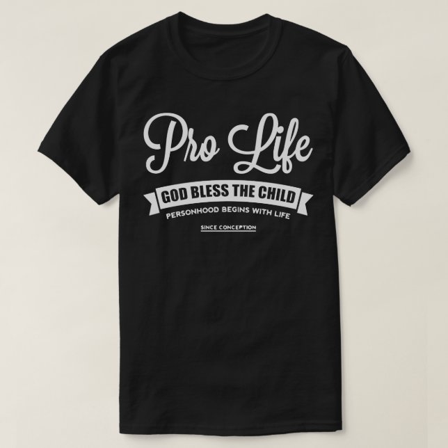 ProLife T-Shirt (Design vorne)
