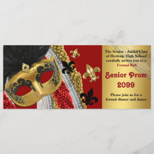 Prom Einladung Ticket Stil,Masquerade,Chic,Trend