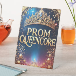 Prom Queencore Einladung : atemberaubendes königli Sockelschild