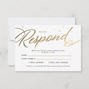 Prom RSVP moderne