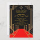 Prom Senior Junior, Gatsby-Stil, Red Carpet Night Einladung (Vorderseite)
