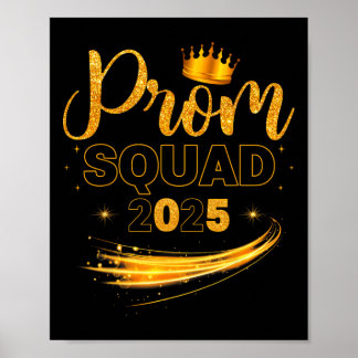 Prom Squad Abschluss Cl von 2025 Party Matching g Poster