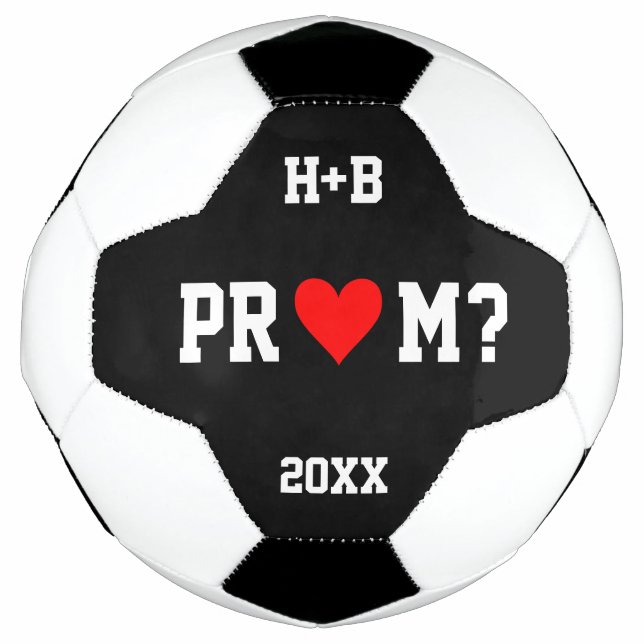 Prom-Vorschlag Ideen Moderner Fußball-Vorschlag Fußball (Vorderseite)