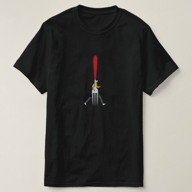 Promenade à travers la fourche de la vie - T-shirt (Design devant)