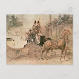 Promenade au Bois Postkarte