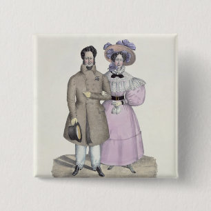 Promenade Bourgeoise Button