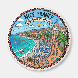 Promenade des Anglais Frankreich Magnet