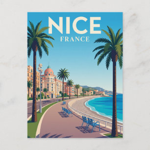 Promenade des Anglais Frankreich Postkarte