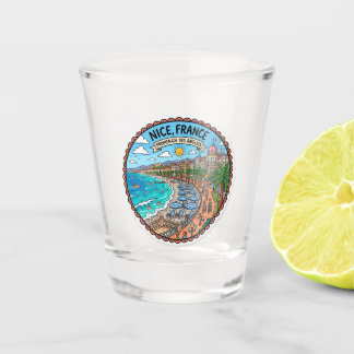 Promenade des Anglais Frankreich Schnapsglas