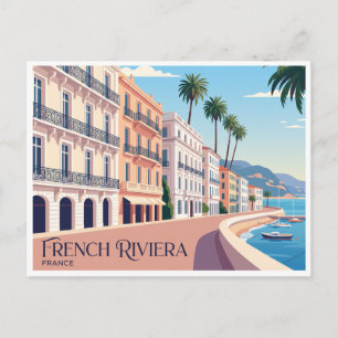 Promenade des Anglais Nizza Frankreich Postkarte