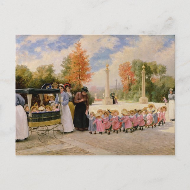Promenade des Enfants Postkarte (Vorderseite)