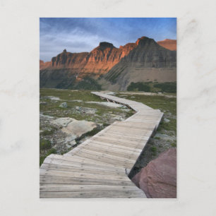 Promenade in Waterton Glacier International Postkarte
