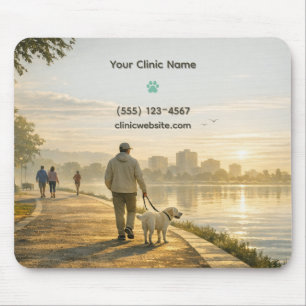 Promenade Matinale Silencieuse – Tapis de Souris d