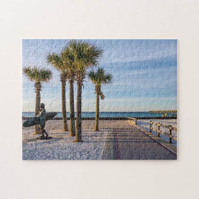 Promenade Pavée À Pensacola Beach Jigsaw Puzzle (Horizontal)