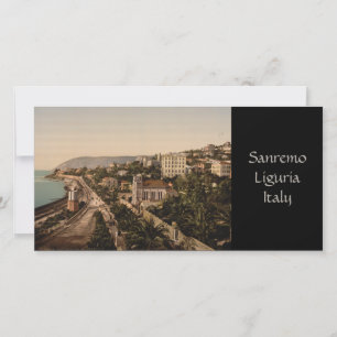 Promenade, Sanremo, Ligurien, Italien