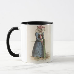 Promenaden-Kleid, Modegeck von Ackermanns Tasse