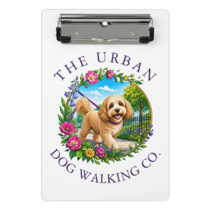 Promeneur de Cockapoo Porte-bloc personnalisé avec